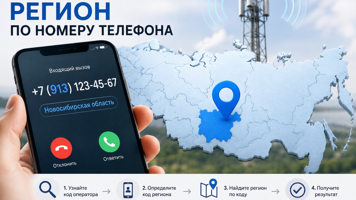 Как определить регион по номеру телефона